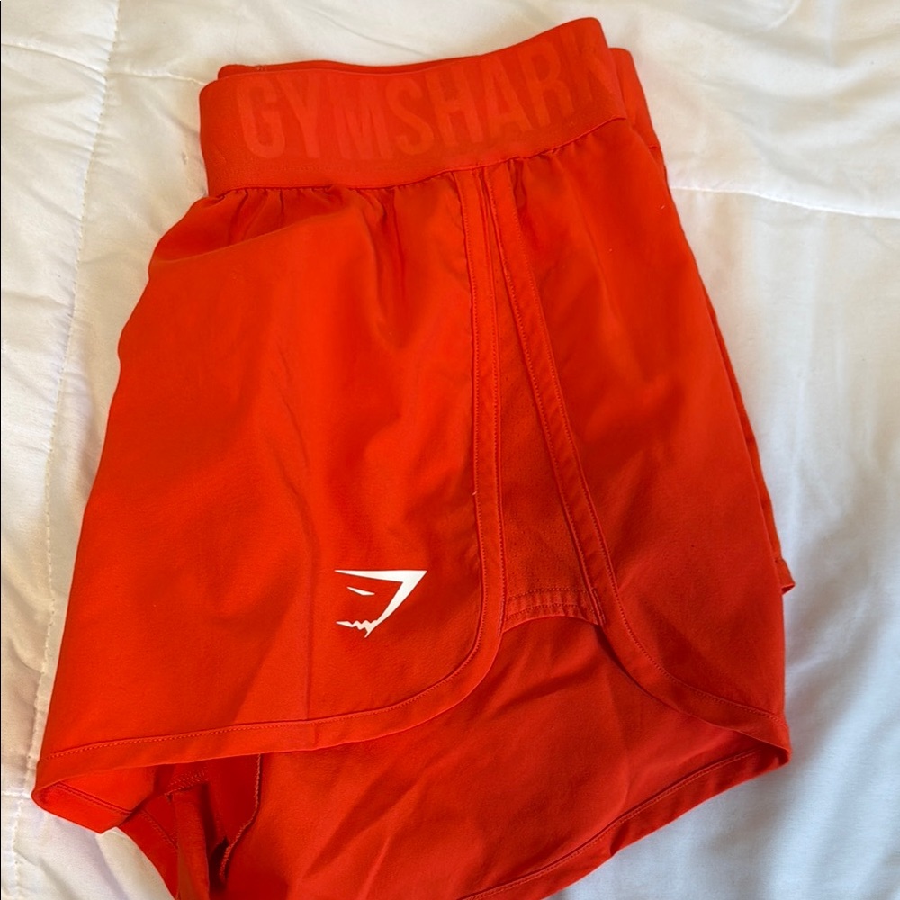 Gymshark Orange Athletic Shorts